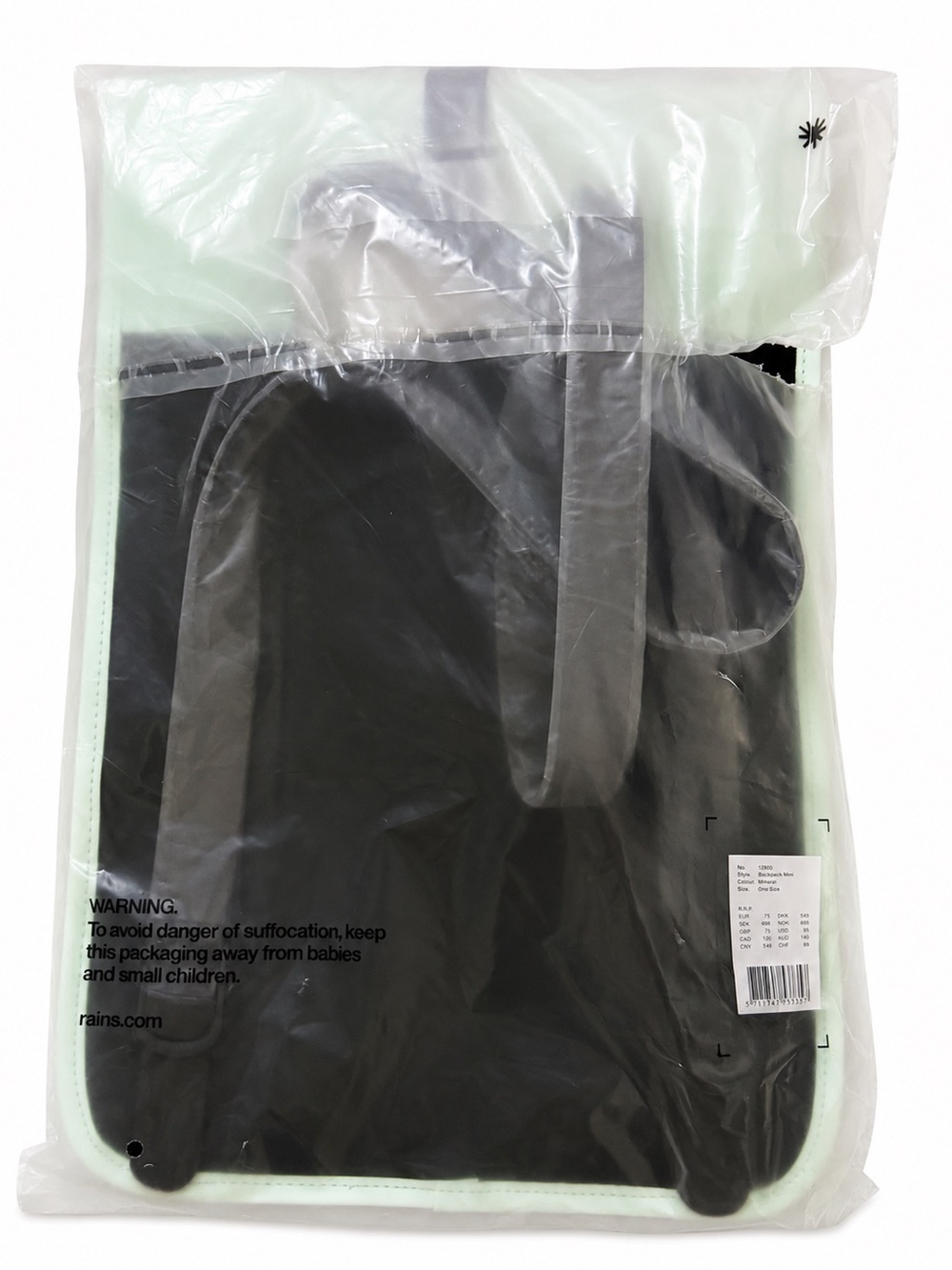 NWT Rains Backpack Mini - Mineral - Picture 5 of 7